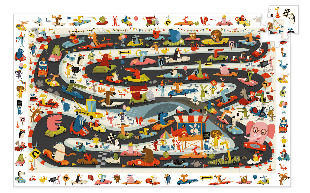 Automobile Rally Observation Puzzle