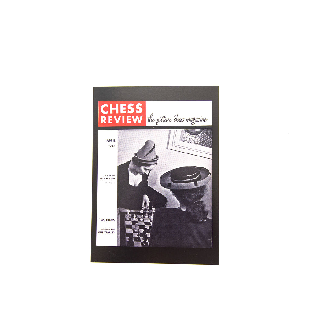 A Beautiful Game Postcards - Chess Review April 1945