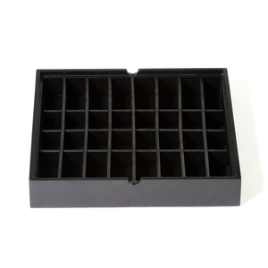 3" Black French Chess Set with Maple Storage Board