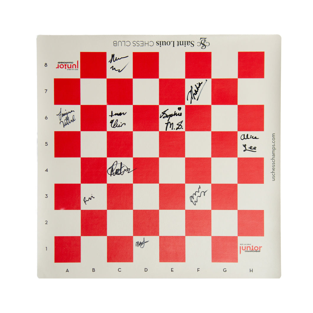 2021 US Junior Girls' Championship Roll-up Board [Autographed]