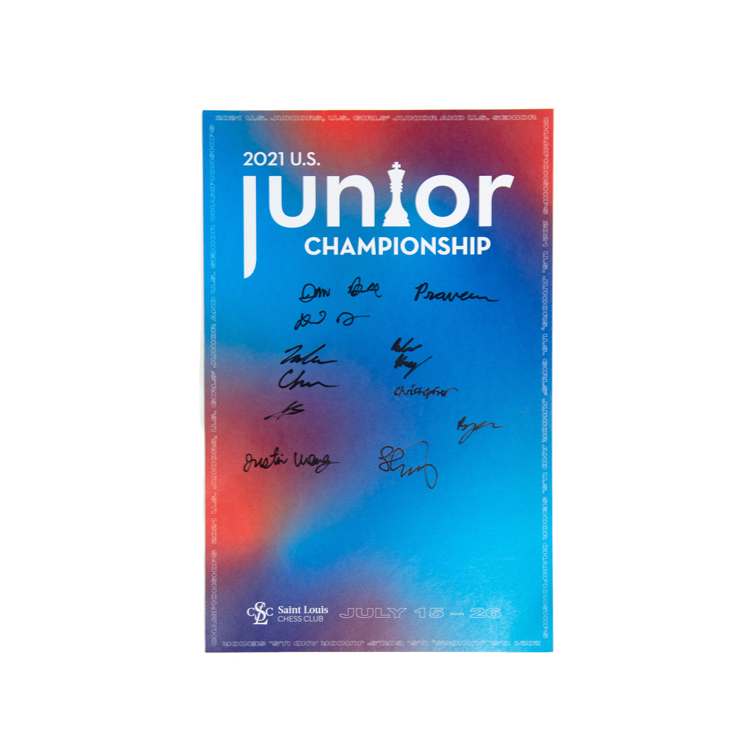 2021 US Junior Championship Poster [Autographed]