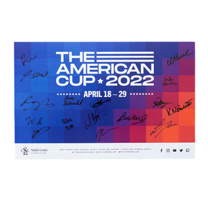 2022 American Cup Poster [Autographed]
