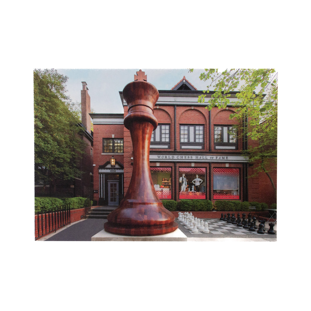 World's Largest Chess Piece Postcard - Horizontal