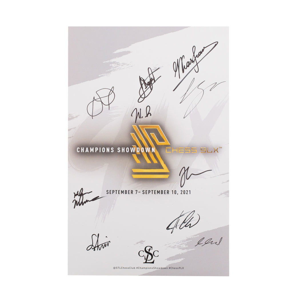 2021 Chess 9LX Poster [Autographed]