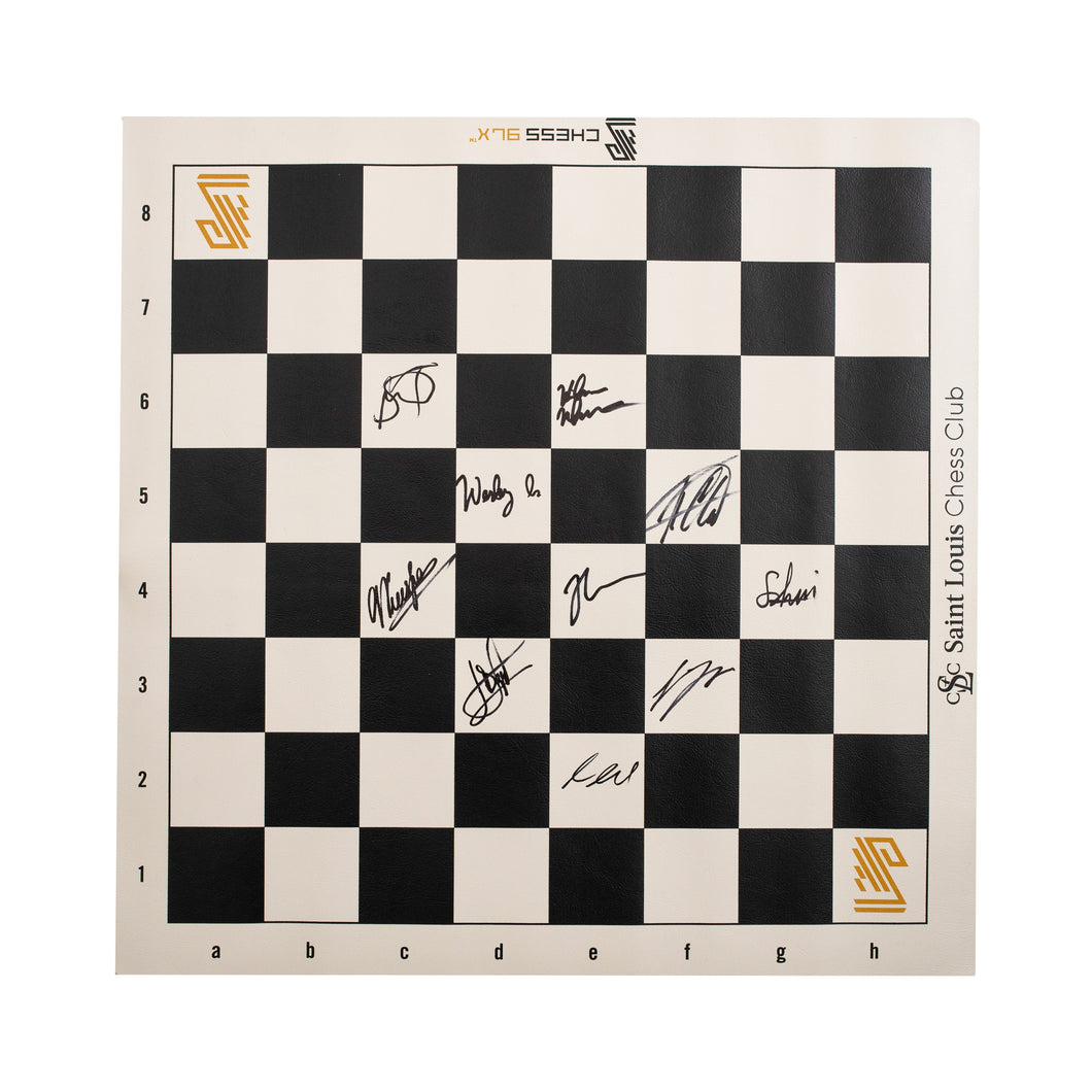 2021 Chess 9LX Vinyl Roll-up Board [Autographed]
