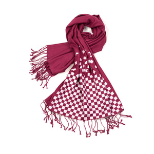 Falling Chessboard Scarves