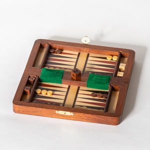 7.5" Magnetic Folding Chess/Checkers/Backgammon Set