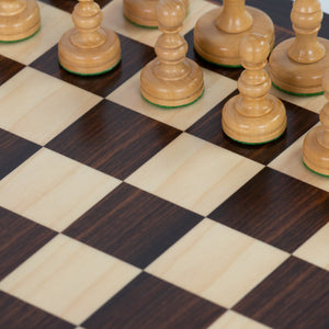 4" Dark Rosewood Chess Set