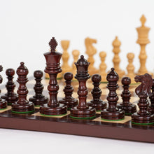 Load image into Gallery viewer, 4&quot; Dark Rosewood Chess Set

