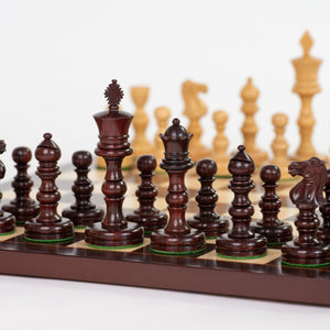 4" Dark Rosewood Chess Set