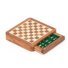 Load image into Gallery viewer, 5&quot; Magnetic Chess Set with Drawer
