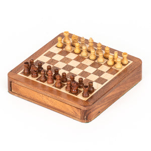 5" Magnetic Chess Set with Drawer