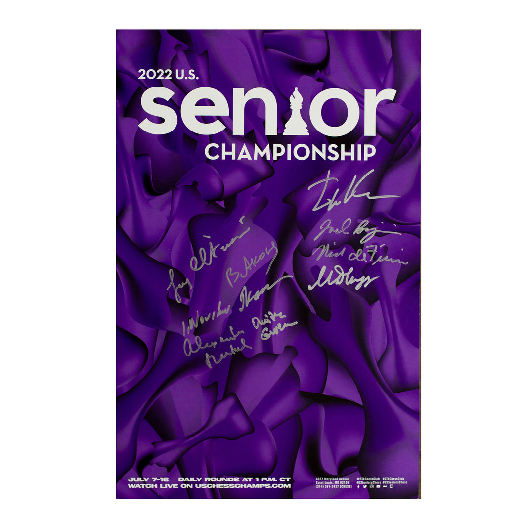 2022 US Senior Championship Poster [Autographed]