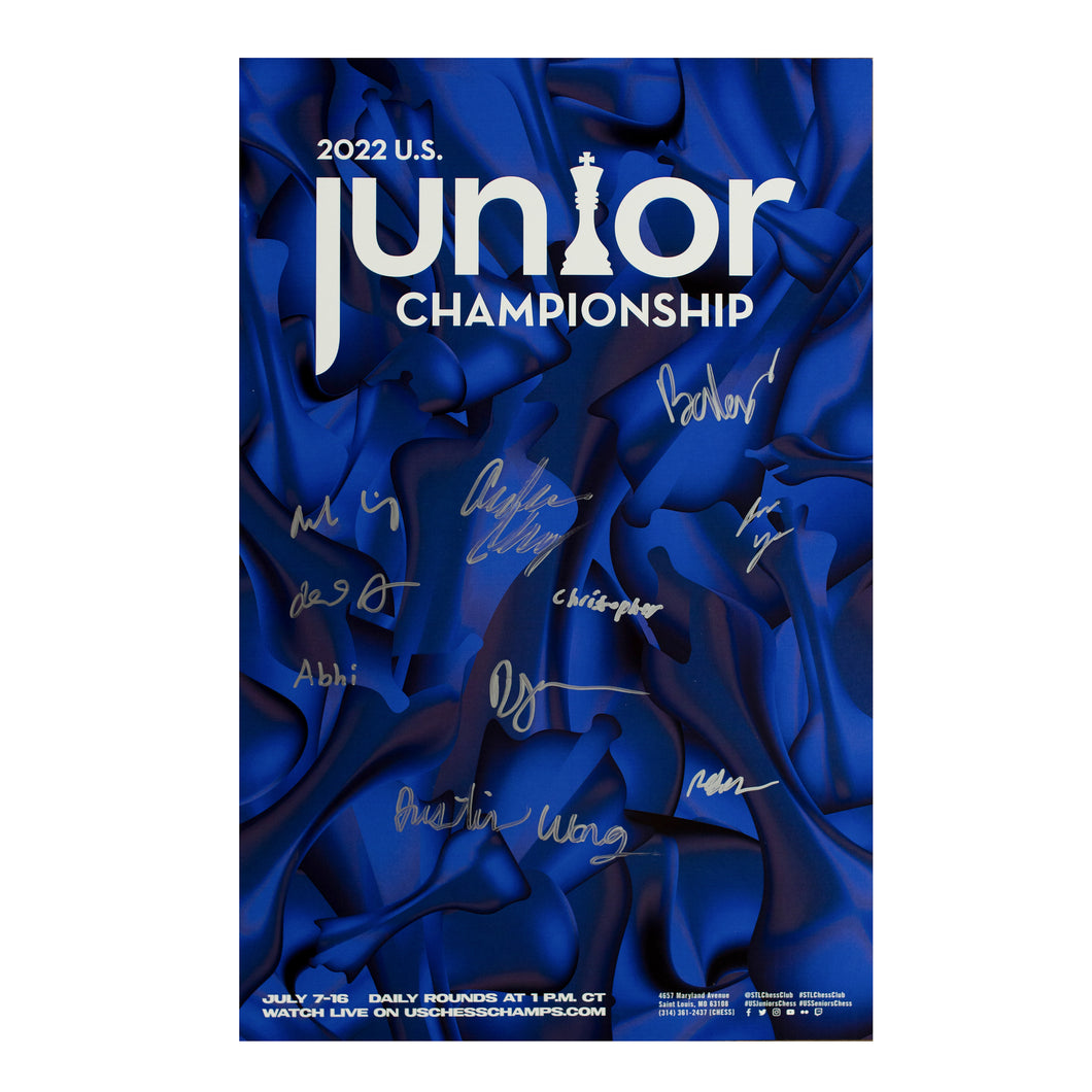 2022 US Junior Championship Poster [Autographed]