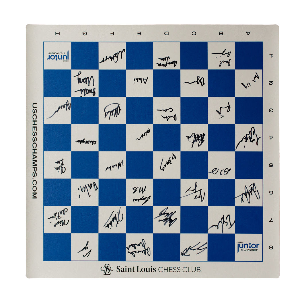 2022 Junior/Junior Girl/Senior Championship Roll-up Board [Autographed by ALL PLAYERS]
