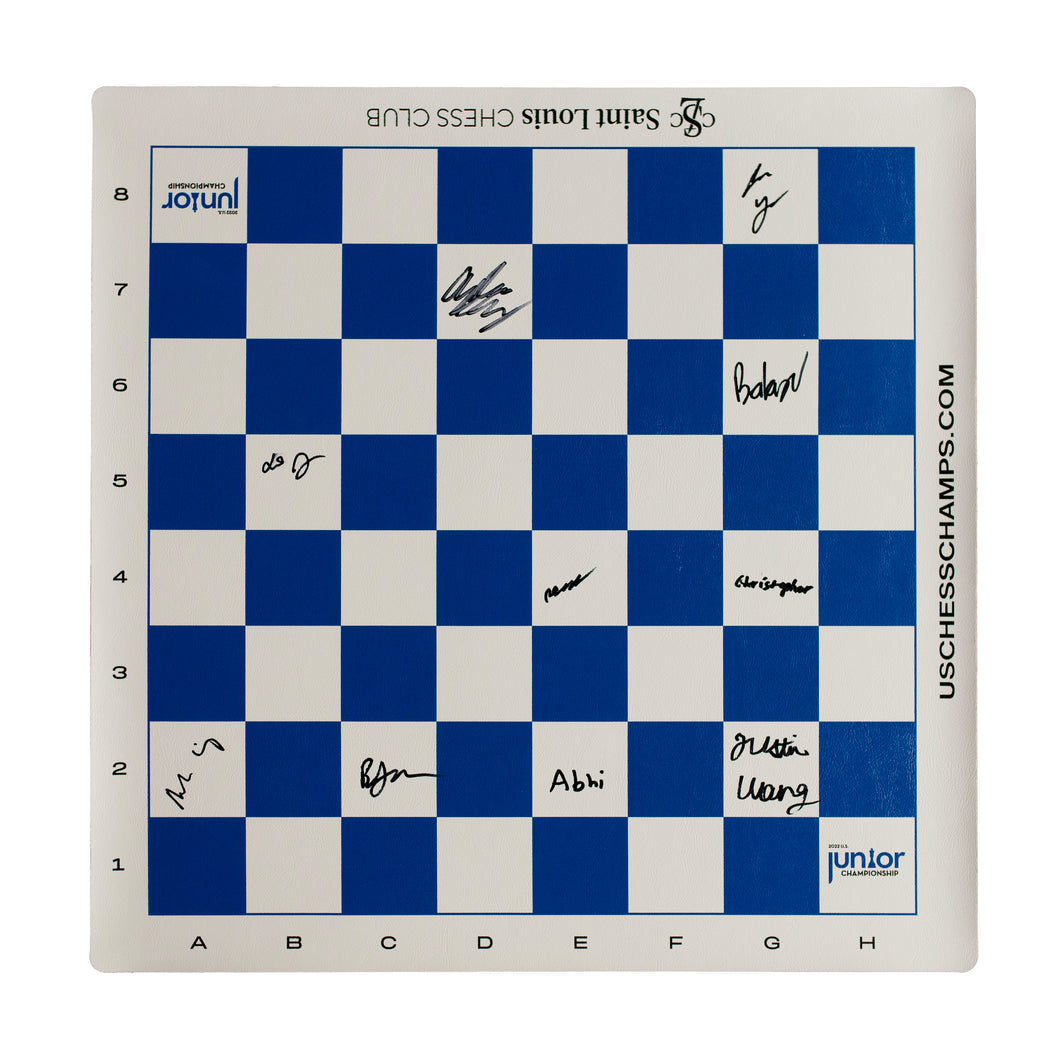 2022 US Junior Championship Roll-up Board [Autographed]
