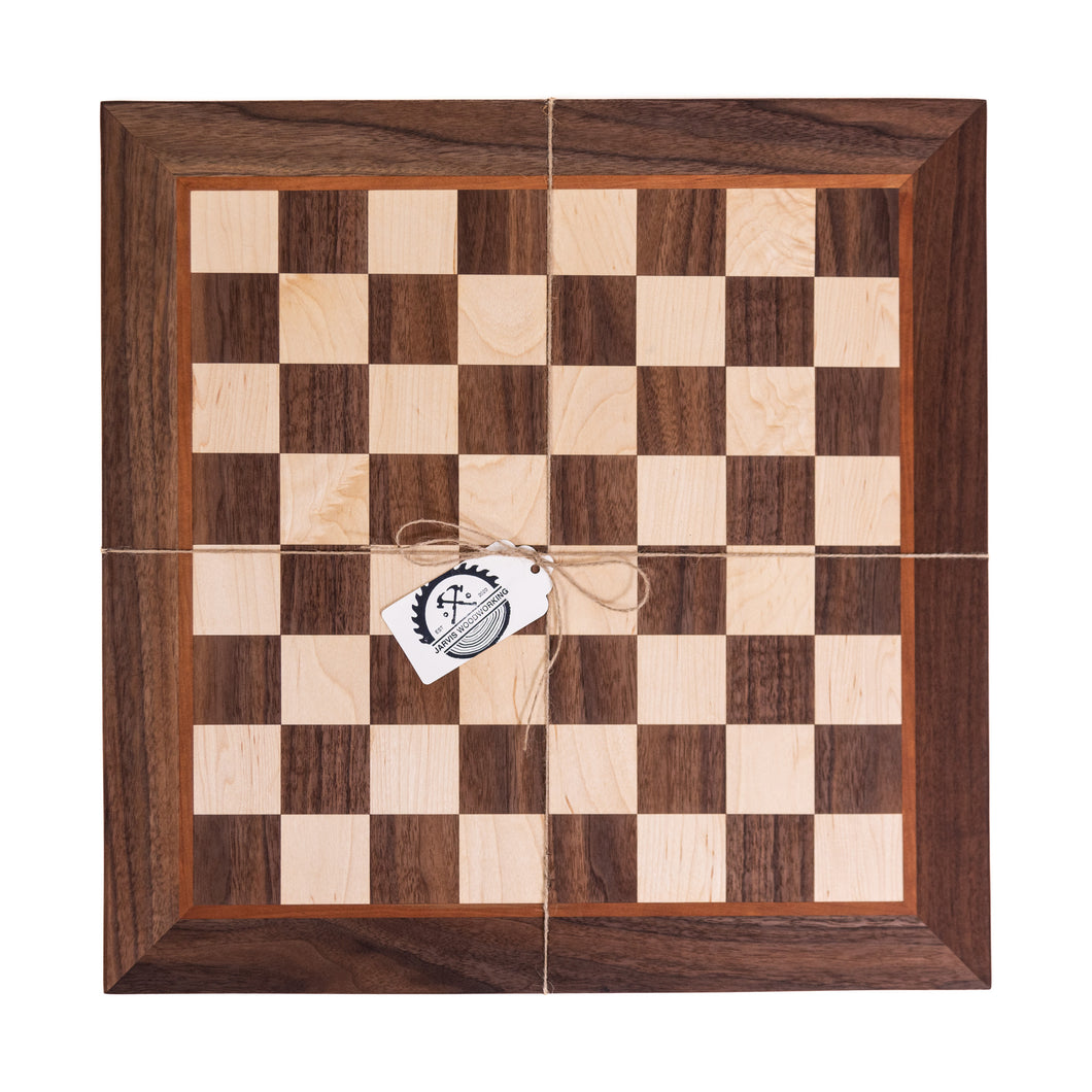 Walnut & Maple Custom Chessboard