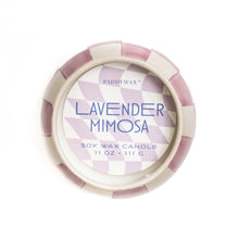 Load image into Gallery viewer, Checkered Porcelain Candle
