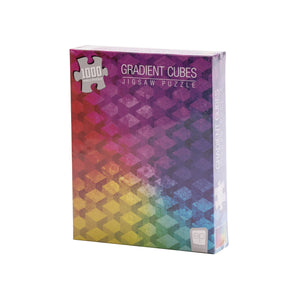 Gradient Cubes 1000 Piece Puzzle