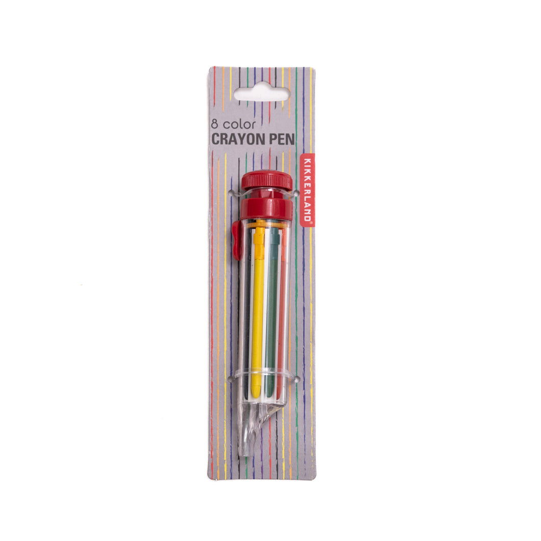 8 Color Crayon Pen