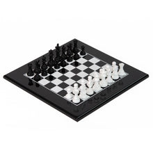 Load image into Gallery viewer, 3&quot; White &amp; Black Lacquered Chess Set
