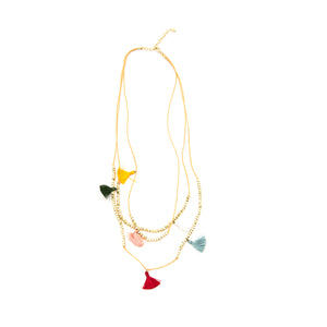 #Capri Tassel Necklace Multi