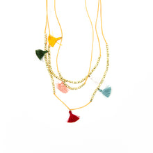 Load image into Gallery viewer, #Capri Tassel Necklace Multi
