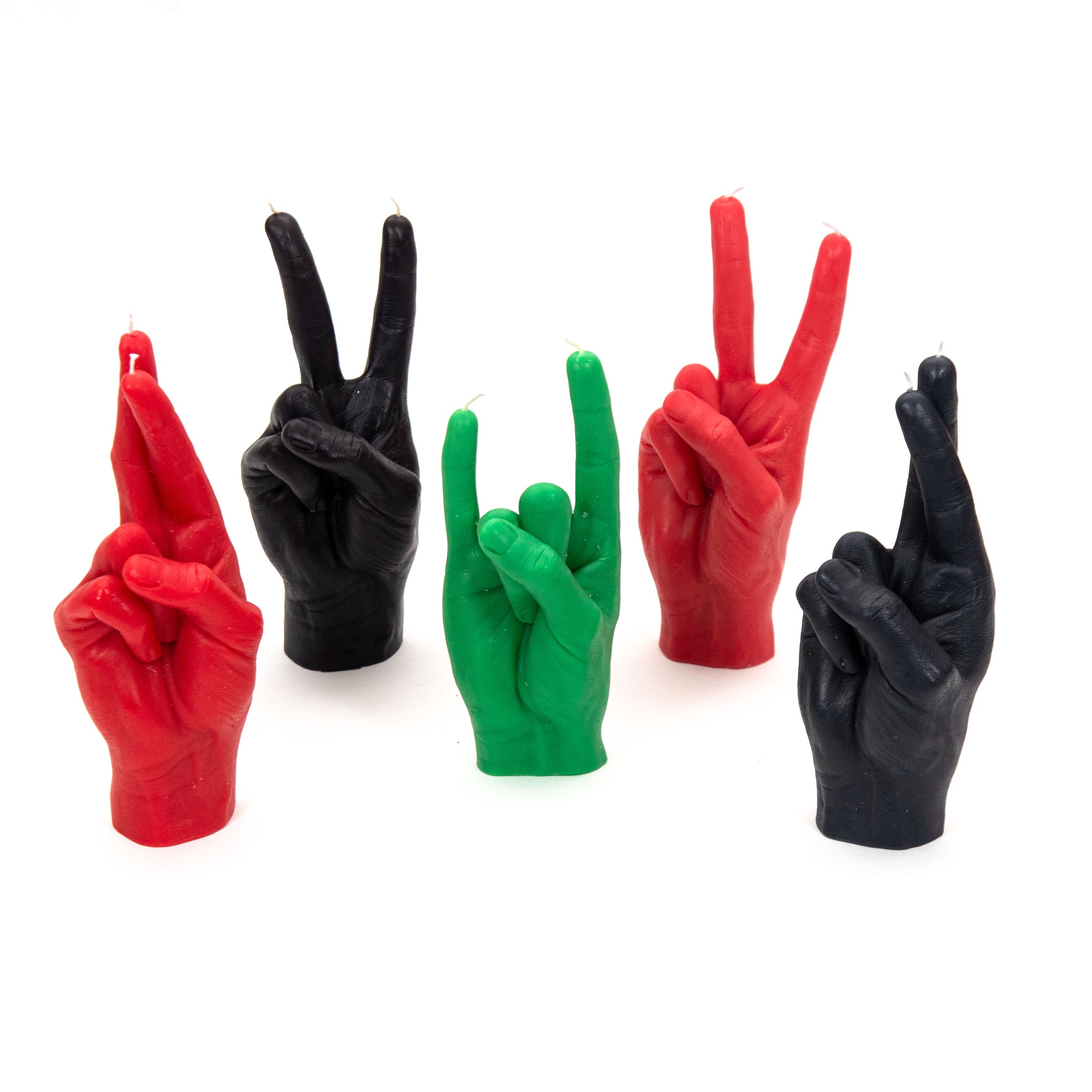 CandleHand Hand Gesture Candle - Middle Finger White by 54 Celsius