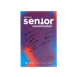 2021 US Senior Championship Poster [Autographed]
