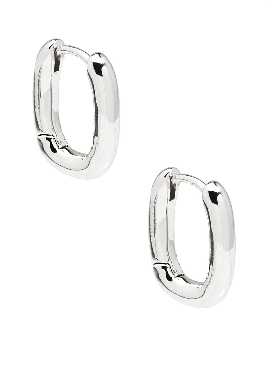 U-Shape Huggie Earrings