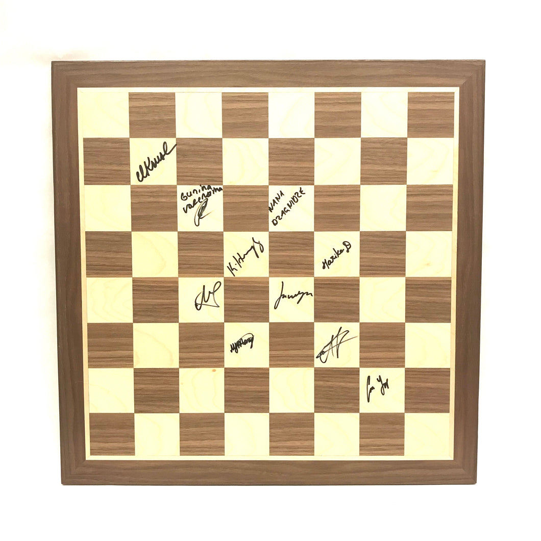 2020 Cairns Cup Autographed Wooden Board