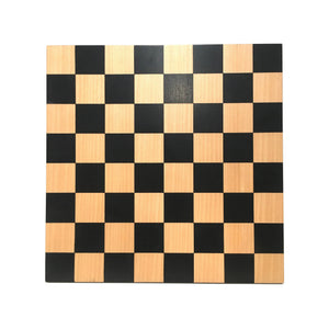 3.75" French Black Boxwood Chess Set with Maple Storage Board