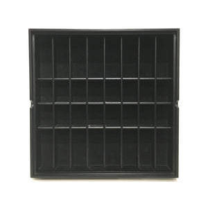 3.75" French Black Boxwood Chess Set with Maple Storage Board