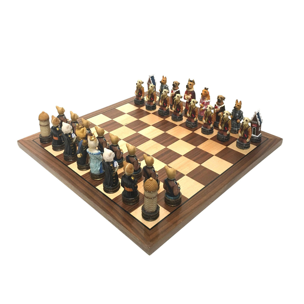 Cats & Dogs Chess Set