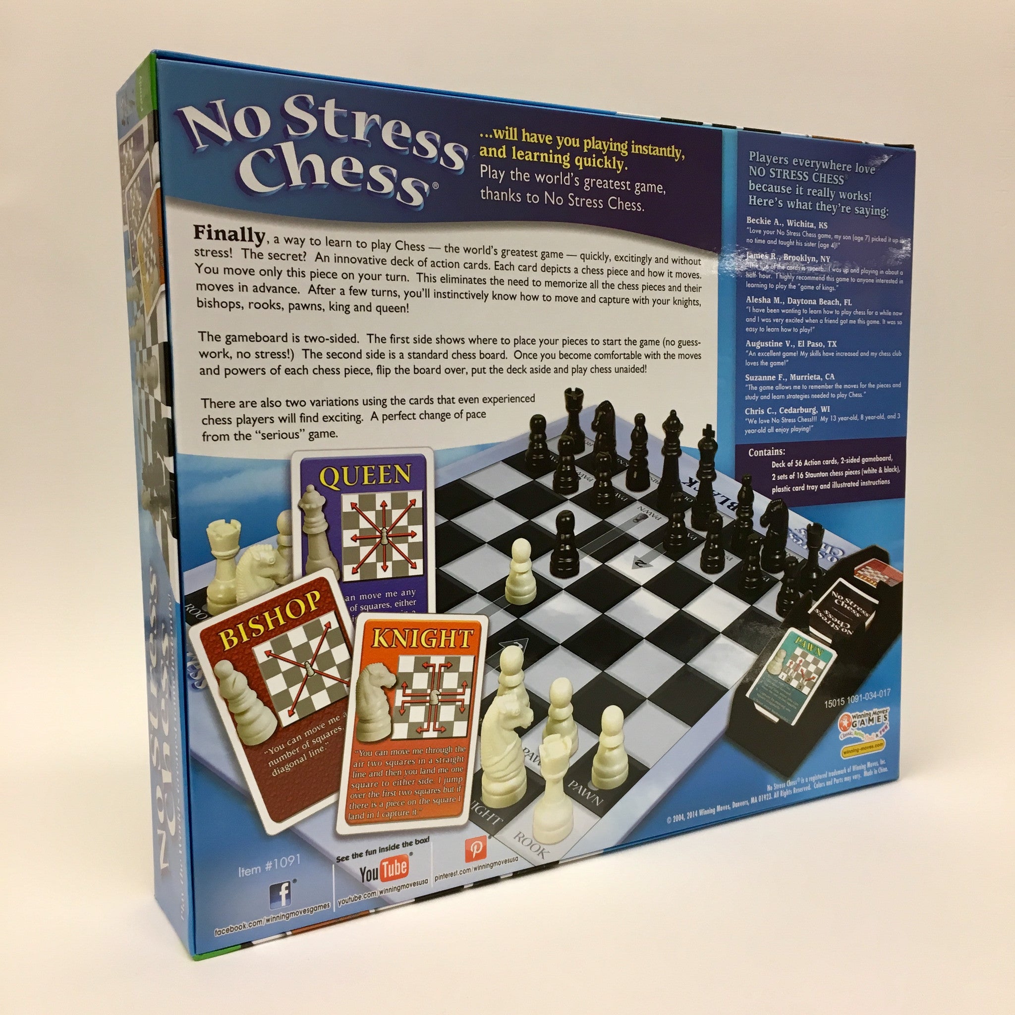 No Stress Chess Set, by Winning Moves Games 