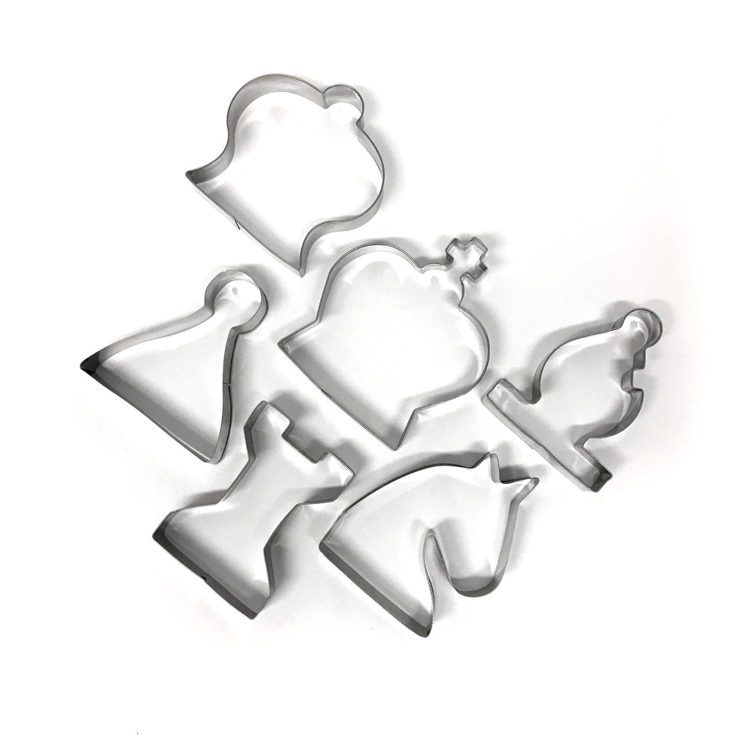 Chess Cookie Cutters Set of 6