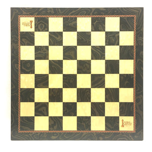 WCHOF 21" Ebony Burl Chessboard