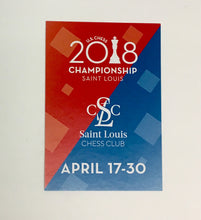 Load image into Gallery viewer, 2018 US Chess Championship Trading Cards
