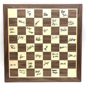 2019 Junior/Senior Championship Wooden Board [Autographed by ALL PLAYERS]