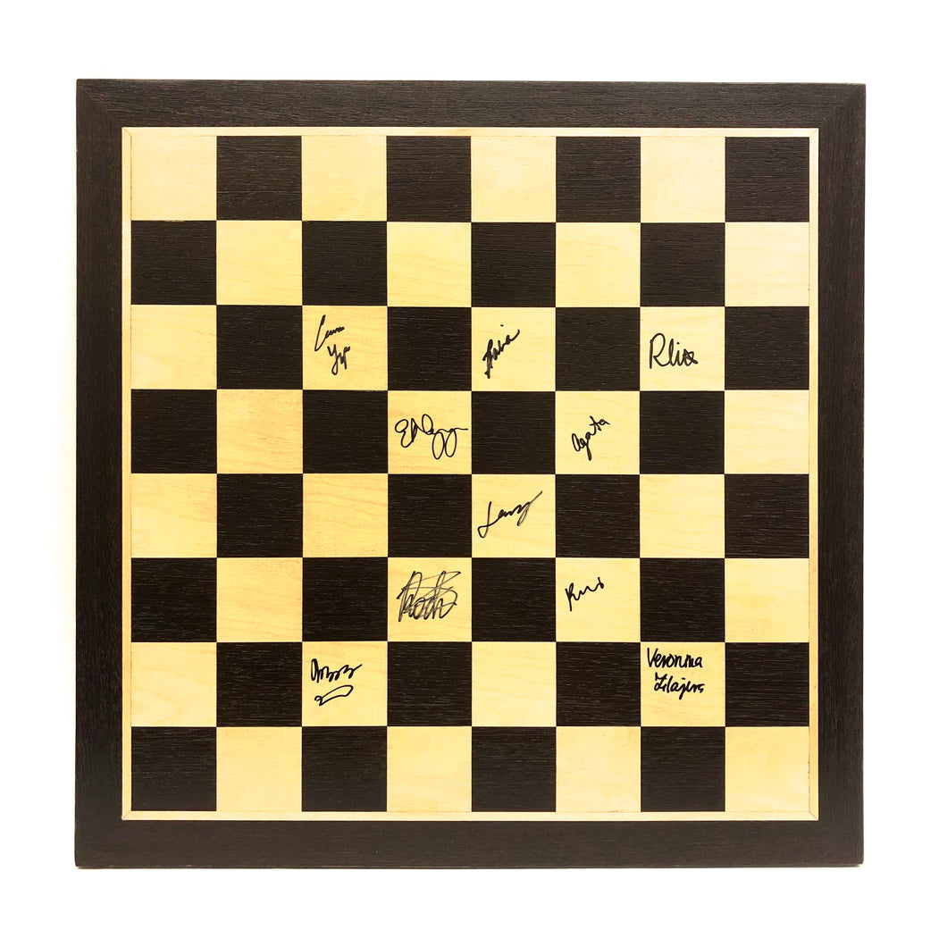 2019 US Girl's Junior Championship Wooden Board [Autographed]