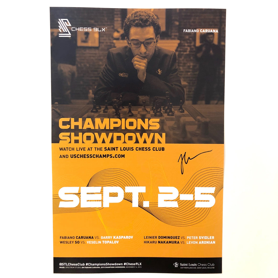 2019 Chess 9LX Poster [Autographed]