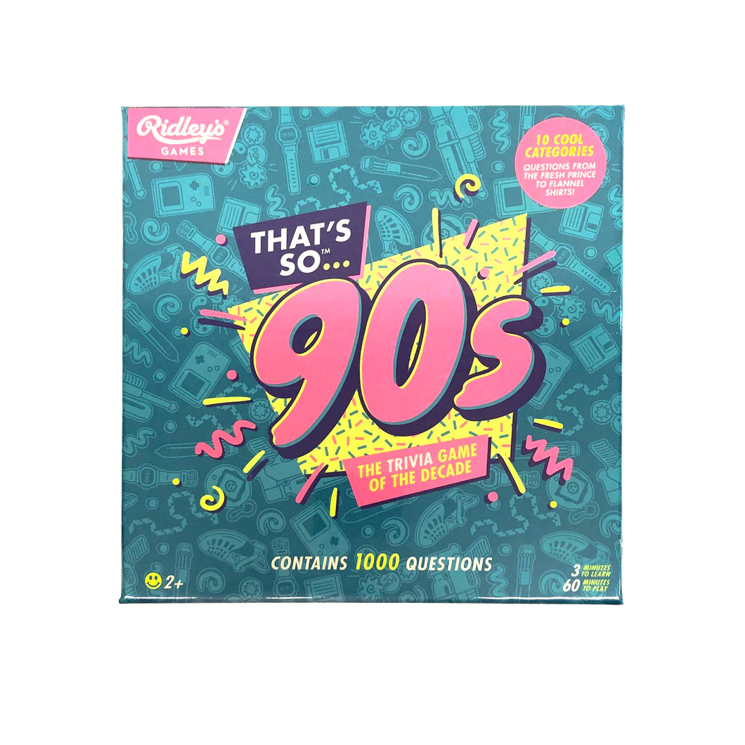 That's So 90s Trivia Game