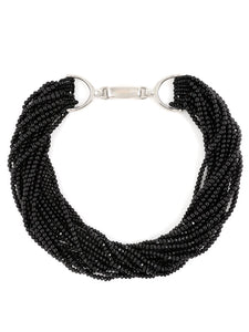 #Multi-strand Beaded Two Toned Necklace