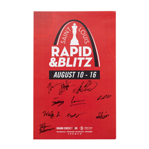 2021 Saint Louis Rapid & Blitz Poster [Autographed]
