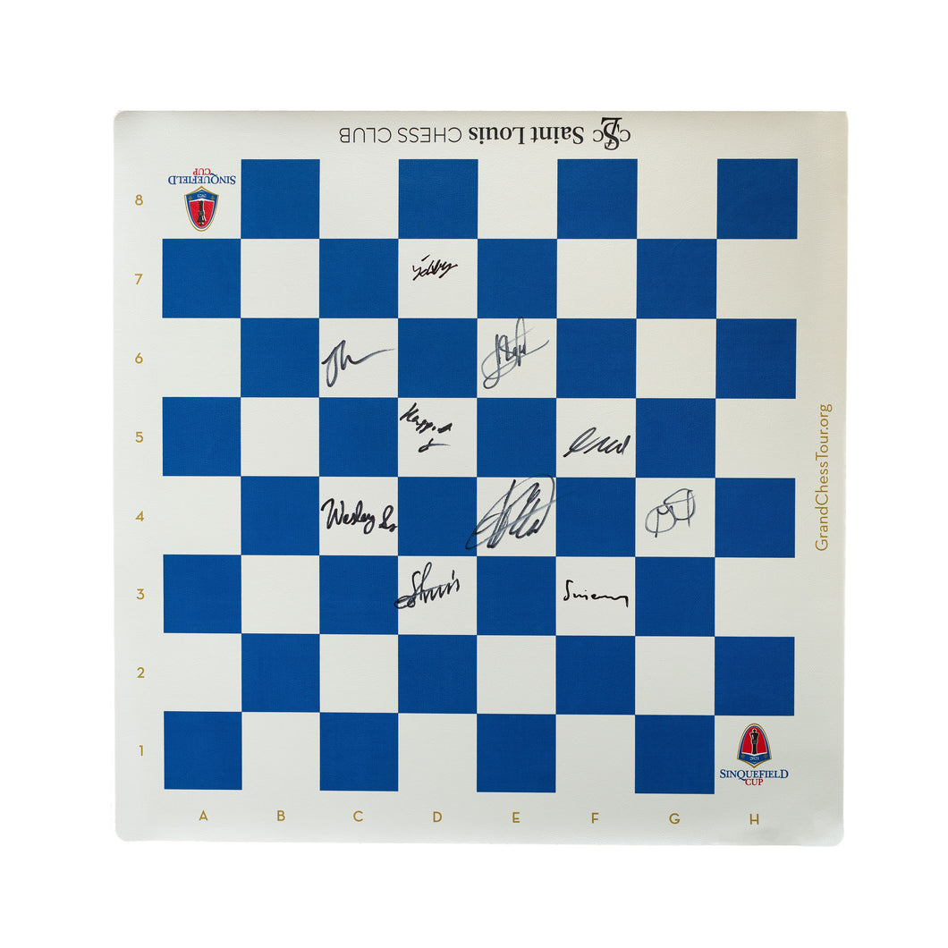 2021 Sinquefield Cup Vinyl Roll-up Board [Autographed]