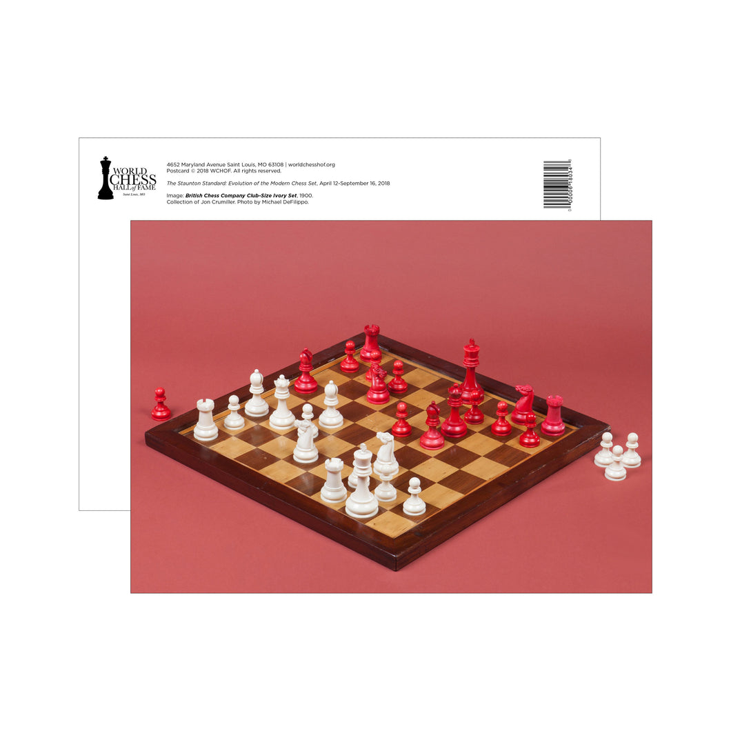 Staunton Standard Postcards - British Chess Company