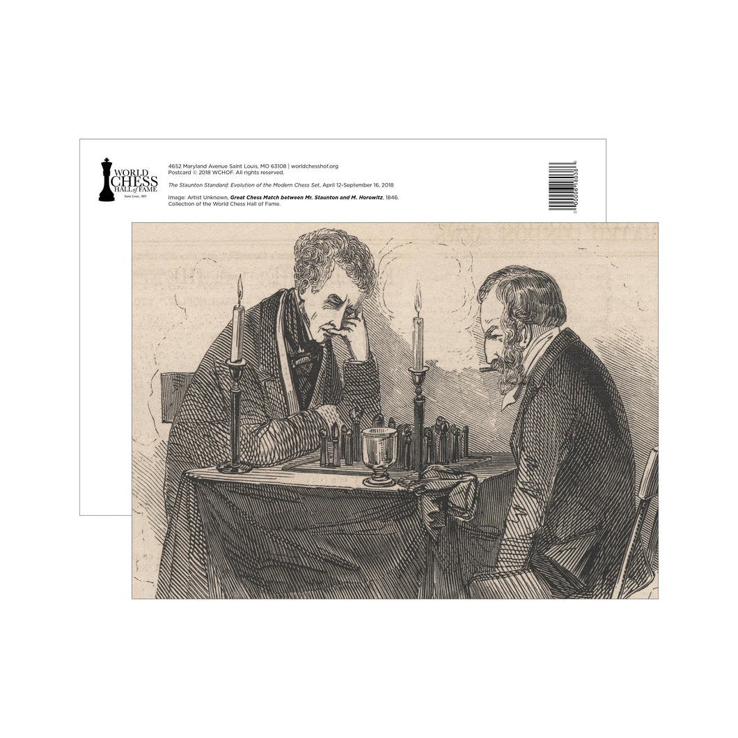 Staunton Standard Postcards - Great Chess Match