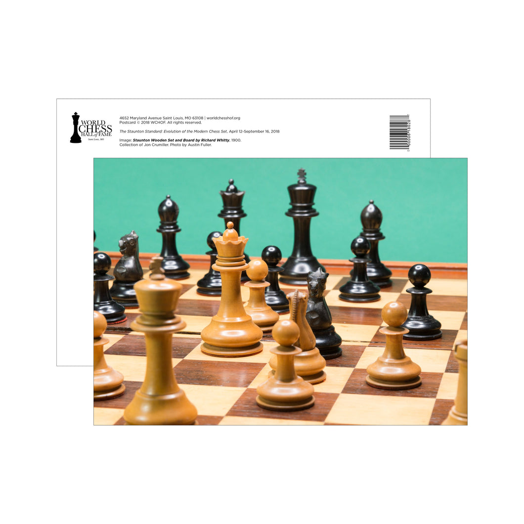 Staunton Standard Postcards - Staunton Wooden Set