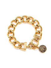 Load image into Gallery viewer, Shiny link bracelet w/ Coin Charm
