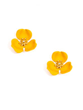 Load image into Gallery viewer, 3 Petal Flower Earrings
